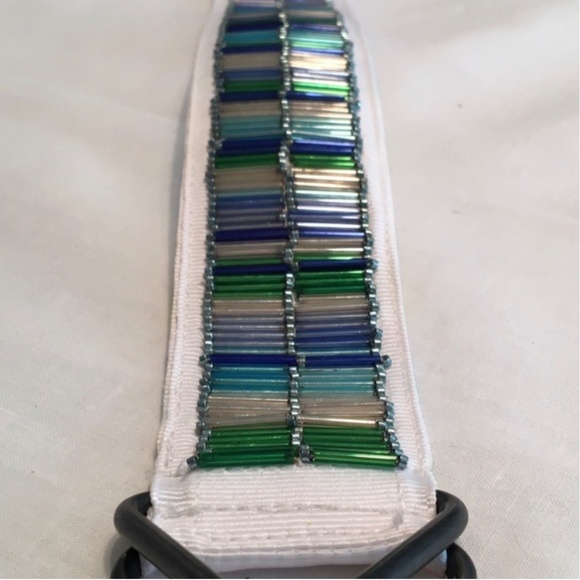 Fletcher Artworks, LLC Spring is Here Hand Beaded Belt